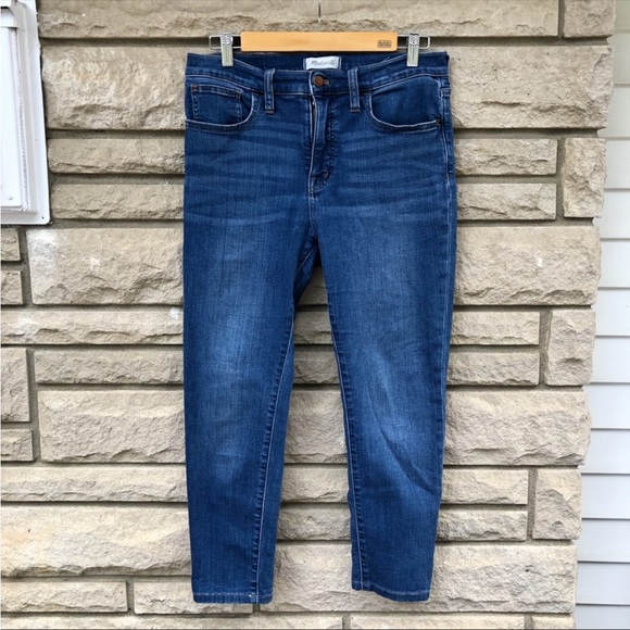 Madewell 9" Mid Rise Skinny Jeans - Picture 1 of 3